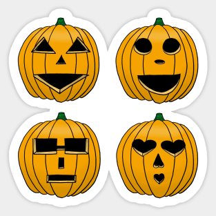 Jack-O-Lantern Sticker Pack Sticker